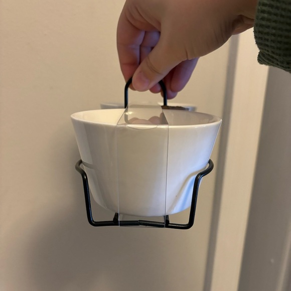 Salsa and Guacamole Dip Bowls and Holder - Picture 4 of 10